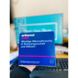 (Hàng nhập khẩu) Thực phẩm bảo vệ sức khoẻ Vitamin bà bầu Orthomol Natal ĐỨC