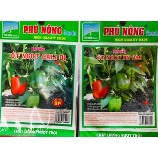 Hạt Giống Ớt Chuông, Ớt Ngọt PN399, Ớt Ngọt Cali 01