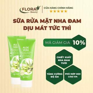 Sữa Rửa Mặt Nha Đam FLORA BEAUTY 150ml - Hàng Chính Hãng