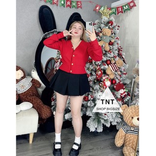 ÁO KHOÁC CROPTOP NÚT ĐỒNG [TNT SHOP BIGSIZE 60KG 90KG]