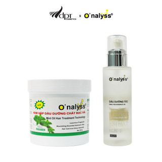 Bộ đôi chăm sóc tóc suôn mượt hàng ngày Onalyss (1 hấp Onalyss + 1 dầu dưỡng Onalyss)