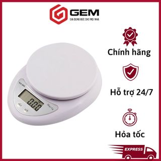 Cân tiểu ly điện tử 5kg để bàn nhà bếp màn hình LCD
