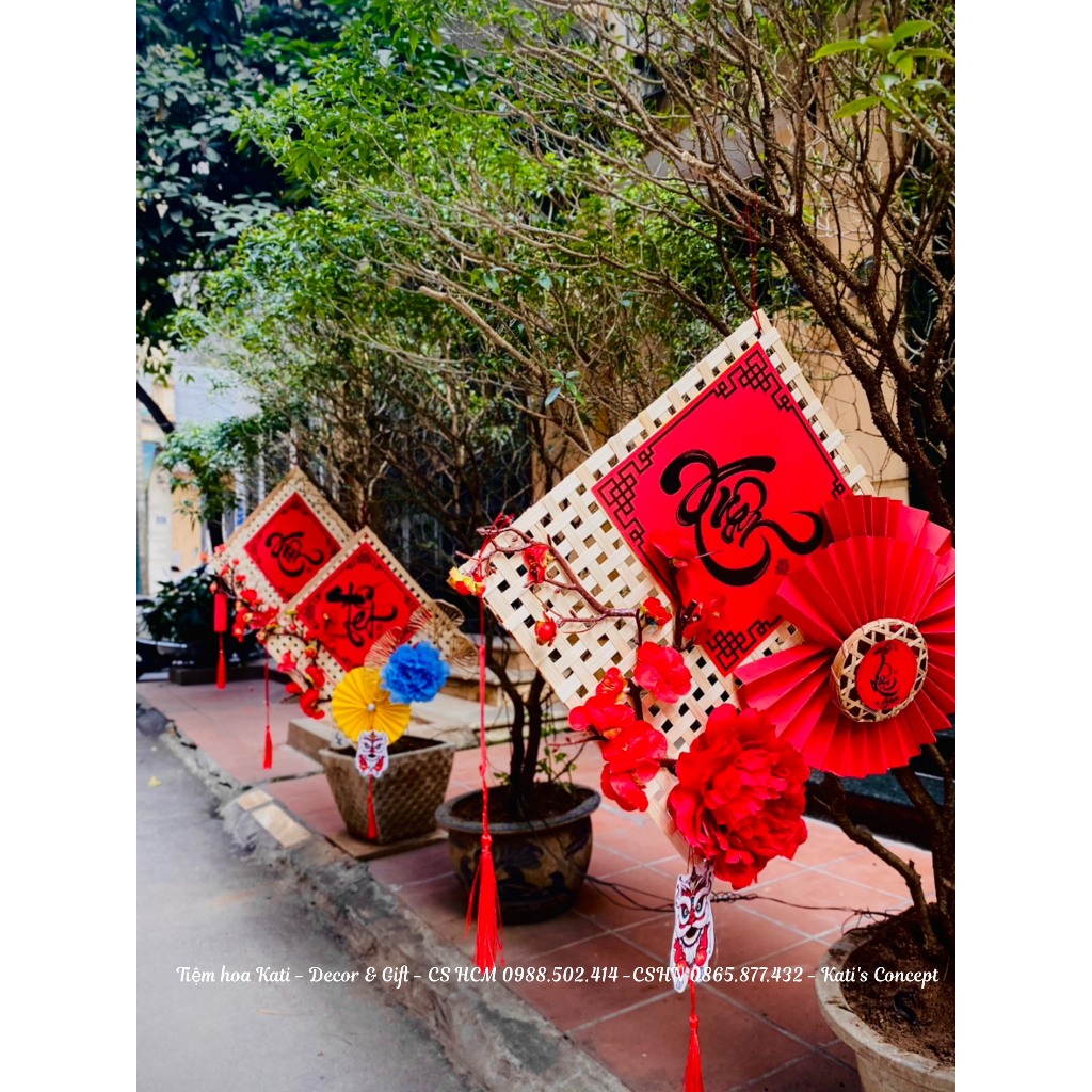 Mành decor Tết/Xuân 2025