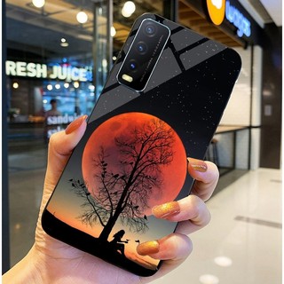 Ốp Lưng VIVO V19, Y12S, Y20, Y20S, V20SE Lưng kính bóng, Thiết kế thời trang
