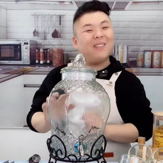 Bình ngâm rượu thủy tinh 3 lít 6 lít 10 lít 15 lít hoạ tiết kim cương