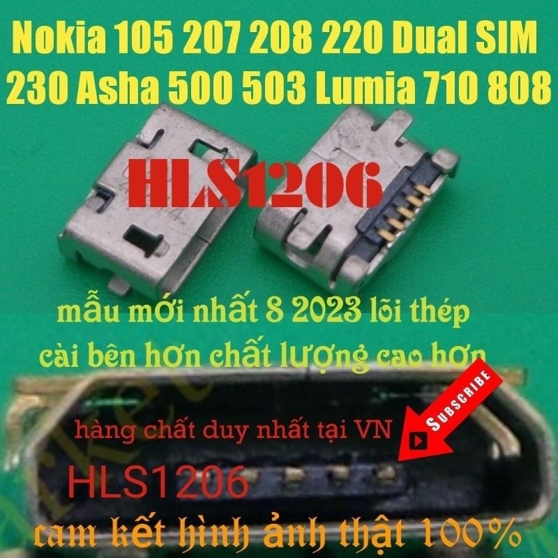 Chân sạc Nokia 105 zin