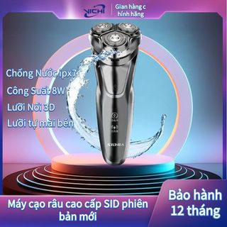Máy cạo râu cao cấp SID phiên bản mới siêu bền, chống nước cực tốt, cạo cực nhanh không đau rát, chống nước cực tốt.