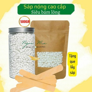 500gr Sáp wax lông, wax nóng cao cao cấp siêu bám lông