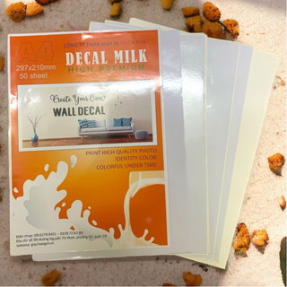 DECAL SỮA - DECAL BÓC DÁN
