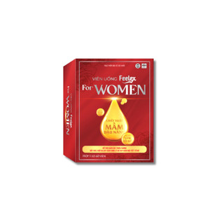 Viên uống Feelex For Women hỗ trợ giảm các triệu chứng bốc hỏa,khô da, suy giảm sinh lý do suy giảm nội tiết tố nữ - 60v