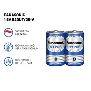 Pin Trung C - pin đại D panasonic 1 vỉ 2 viên