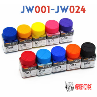 Sơn neo color jumpwind lacquer 18ml jw001 - jw024 mô hình jw màu cơ bản