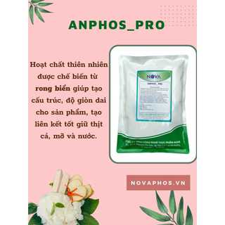 Anphos pro bột tạo giòn sật cho giò chả, xúc xích, bò cá viên,chả cá, chả mực....