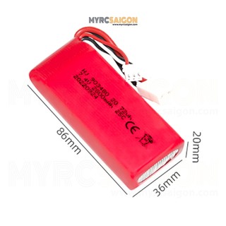 Pin lipo 2s 7.4v 2800mah 25c