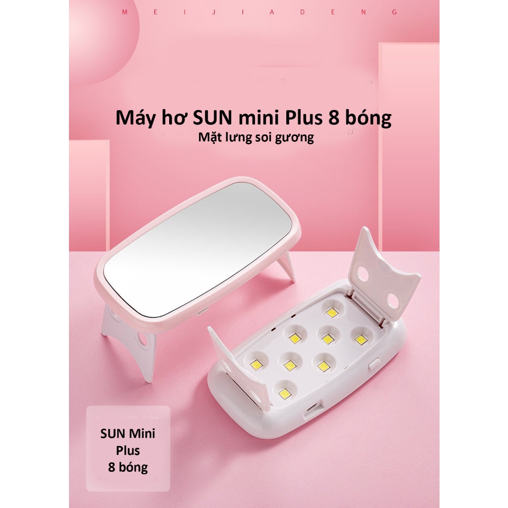 Máy hơ sun gel mini Plus 8 bóng