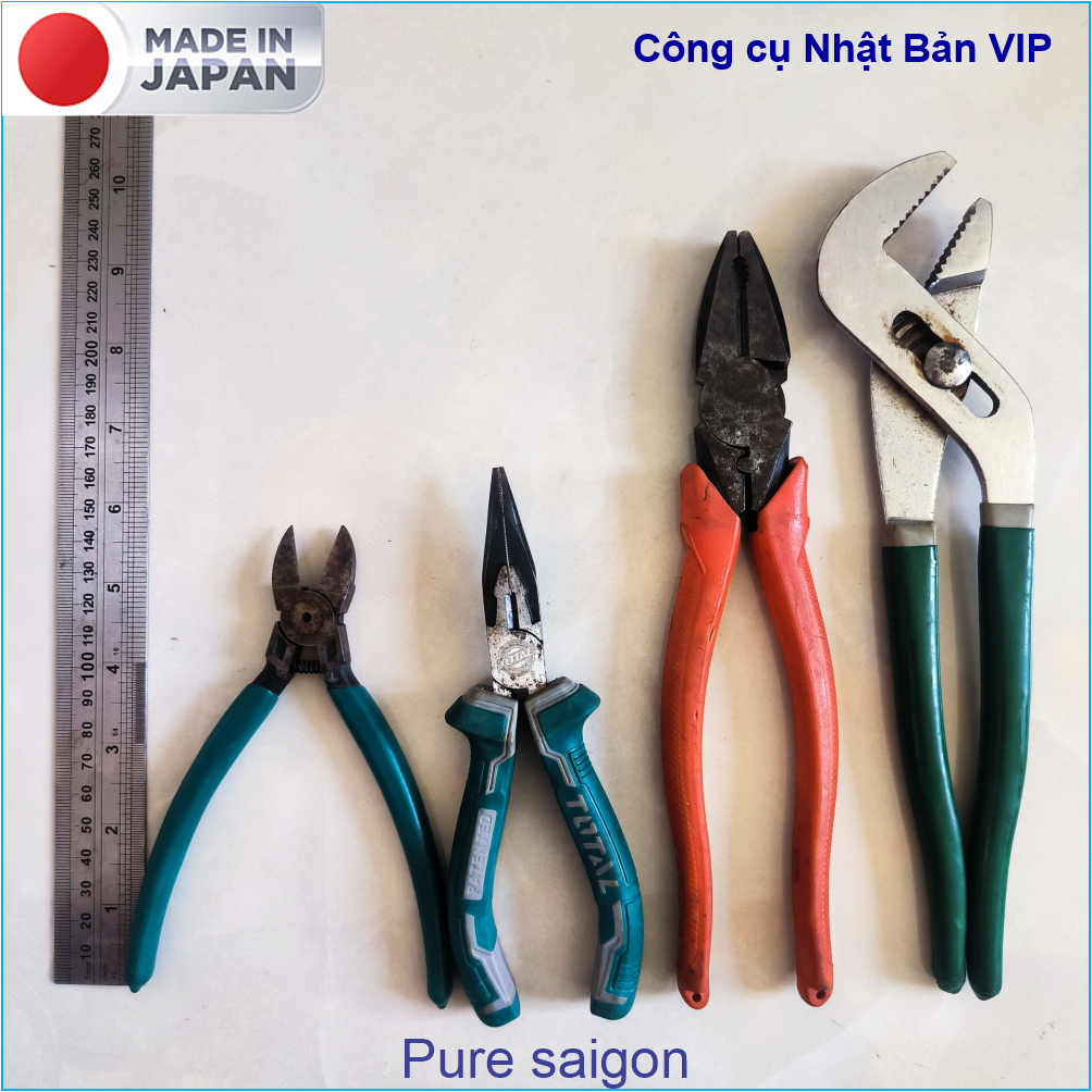 Bộ kìm sửa điện nước Total, Fujiya thanh lý