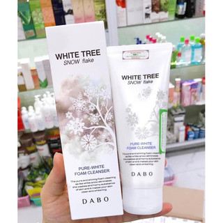 Sữa rửa mặt cây tuyết trắng có hạt massage Dabo White Tree Snow Flake 150ml Hàn quốc