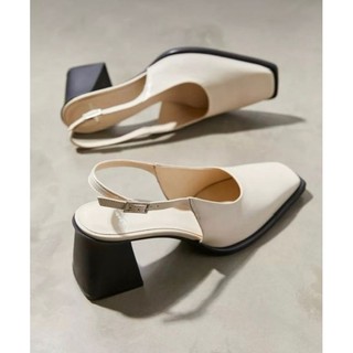 Giày Slingback V@G@BOND Da Bê