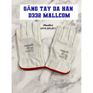 Găng tay da dê mềm dễ thao tác d332 mallcom