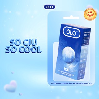 Bao cao su OLO Ice hộp 10 cái - Cùng bạn yêu dài lâu, bao bạc hà mát lạnh, gai lớn, kéo dài thời gian tự nhiên
