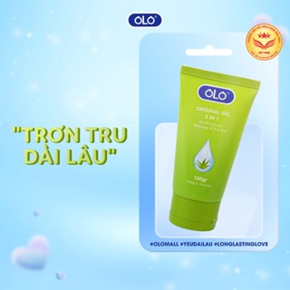 Gel bôi trơn OLO 3 in 1 - mát xa toàn thân, trơn lâu, trong suốt, không mùi, không bết, gốc nước, an toàn, nhập khẩu Úc