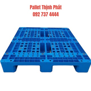 Pallet nhựa xanh 120x100x15 cm, tải trọng 2,5 tấn, nhựa nguyên sinh, gọi 0927374444 để miễn ship