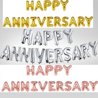 Bóng Kiếng Happy Anniversary Kỷ Niệm Ngày Cưới Siêu Đẹp