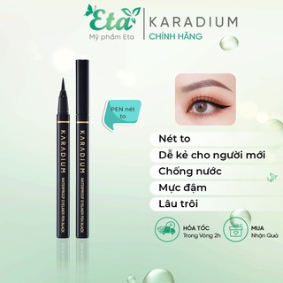 Dạ kẻ mắt Karadium Waterproof Eyeliner PEN Black nét to dễ kẻ chống trôi