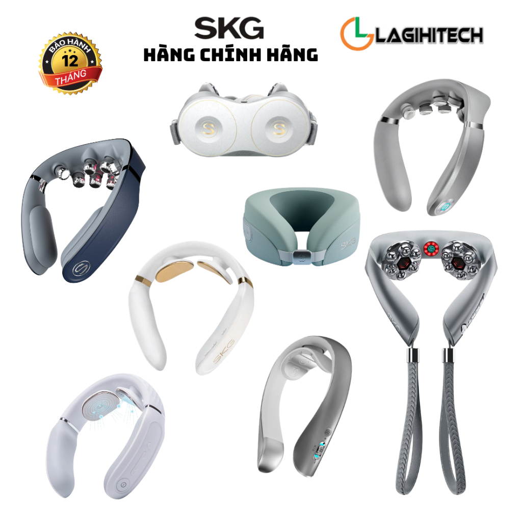 Máy Massage Cổ SKG G7 Pro - E / SKG G7 Pro - FOLD / SKG N5 / SKG K5-Pro / SKG K6E - Hàng Chính Hãng 