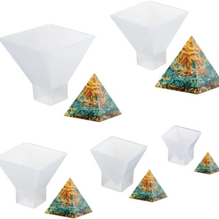 Khuôn Silicone Hình Kim Tự Tháp Dùng Làm Trang Sức Resin
