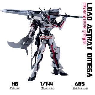 Mô hình lắp ráp HG Load Astray Omega, 1/144 mô hình nhựa, Đồ chơi xếp hình mecha