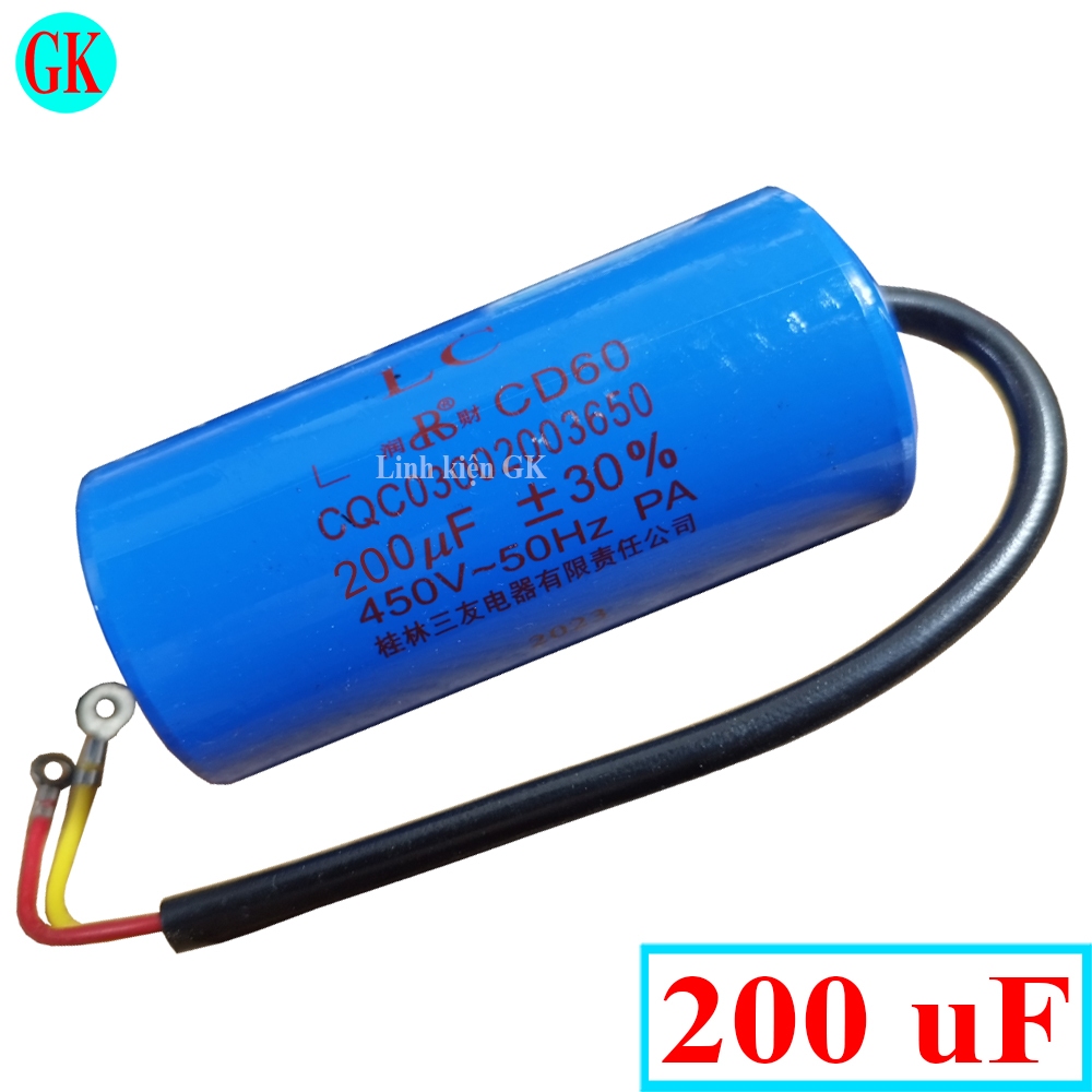 Tụ 200uF 450Vac LC