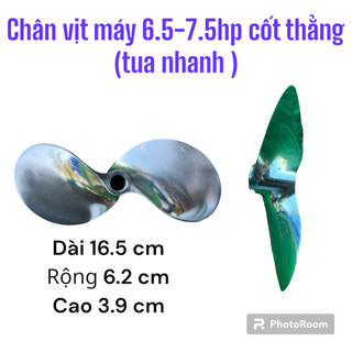 Chân vịt ab inox 304 máy nổ ,động cơ xăng 5.5-6.5hp ren 14mm