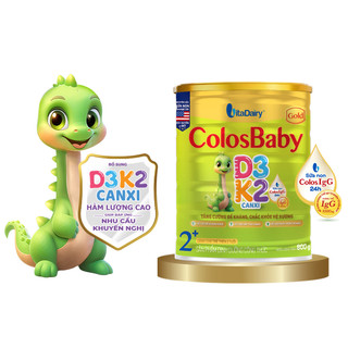 Sữa colosbaby d3k2 số 0+ 1 + lon 800g cho bé của nhà vitadairy colosd3k2