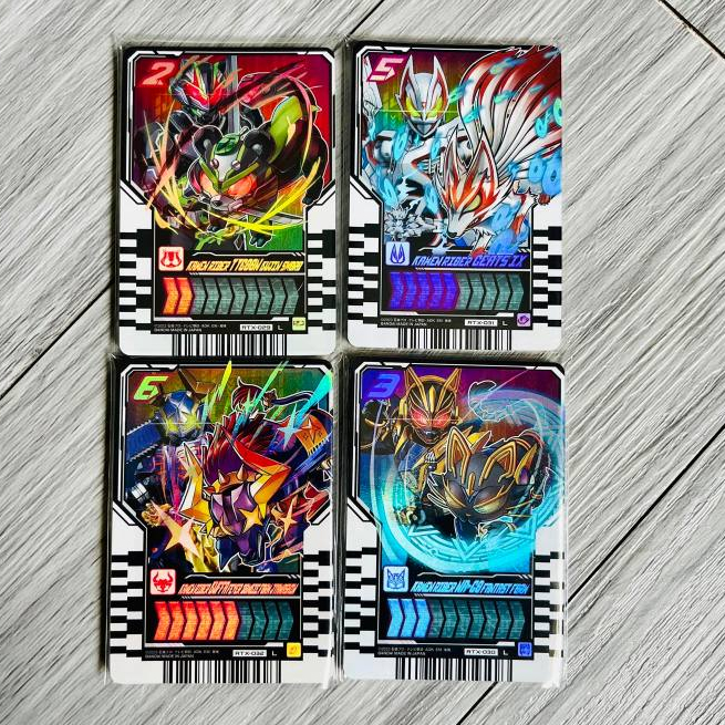 CÓ SẴN Geats Chemy Rider Card lẻ L P EX Kamen Rider Gotchard Chemy Card Phase EX - Siêu nhân mặt nạ Gotchard