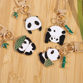 Móc khoá panda gấu trúc mập ú siêu dễ thương lila mkpanda15