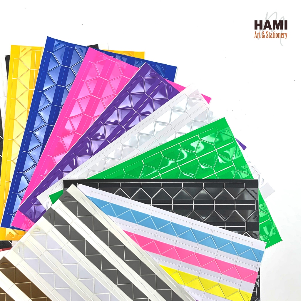 Sticker dán góc ảnh đủ màu STM01 [012]