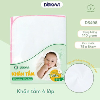 Khăn xô tắm cao cấp Dokma 4- 6 lớp