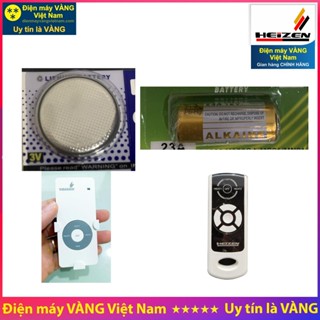 Pin điều khiển từ xa đèn sưởi nhà tắm 3 bóng treo tường, 4 bóng lắp âm trần Heizen HE-3BR HE-4BR HE-9 (HE3BR HE4BR HE9)