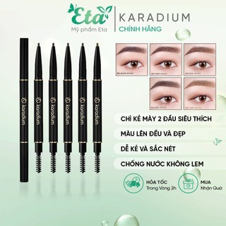 Chì Kẻ Mày KARADIUM FLA EYEBROW PENCIL chống nước dùng cực thích