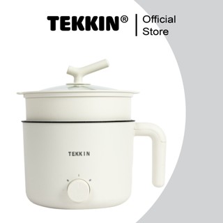 Nồi Lẩu Điện Mini Đa Năng 2 Tầng TEKKIN TI-20A 1.6L Lòng Nồi Chống Dính Lẩu Chiên Xào Bảo Hành 12 Tháng