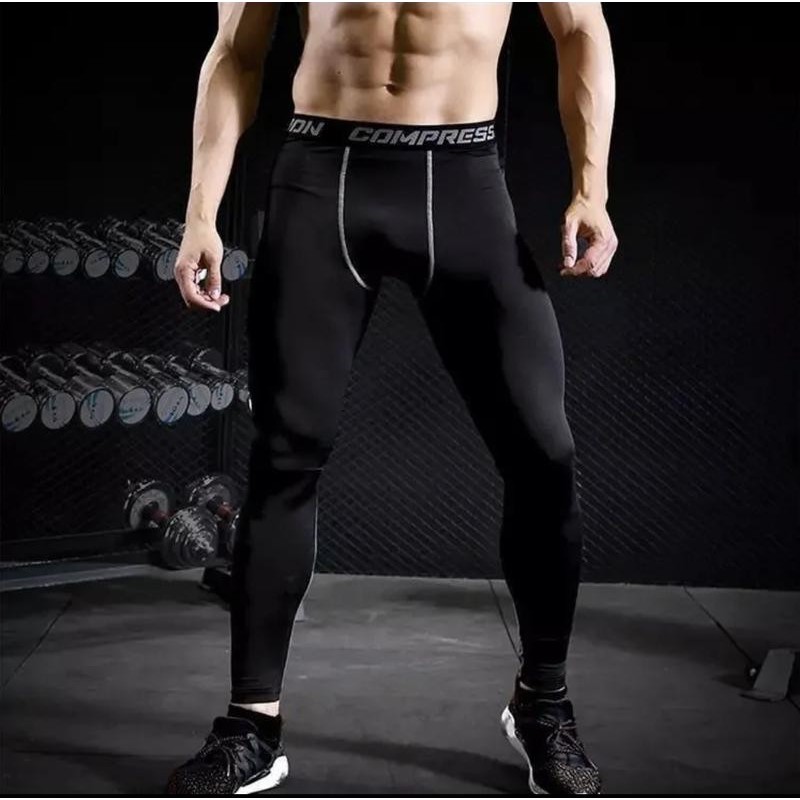 Quần dữ nhiệt nam, legging, tập gym dáng dài