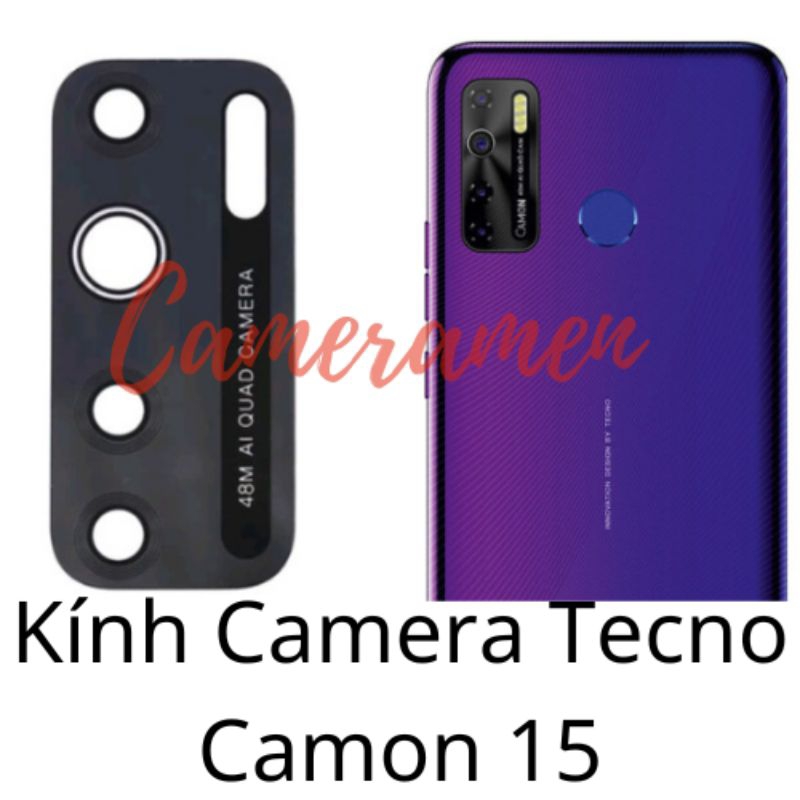 Kính Camera Tecno Camon 15