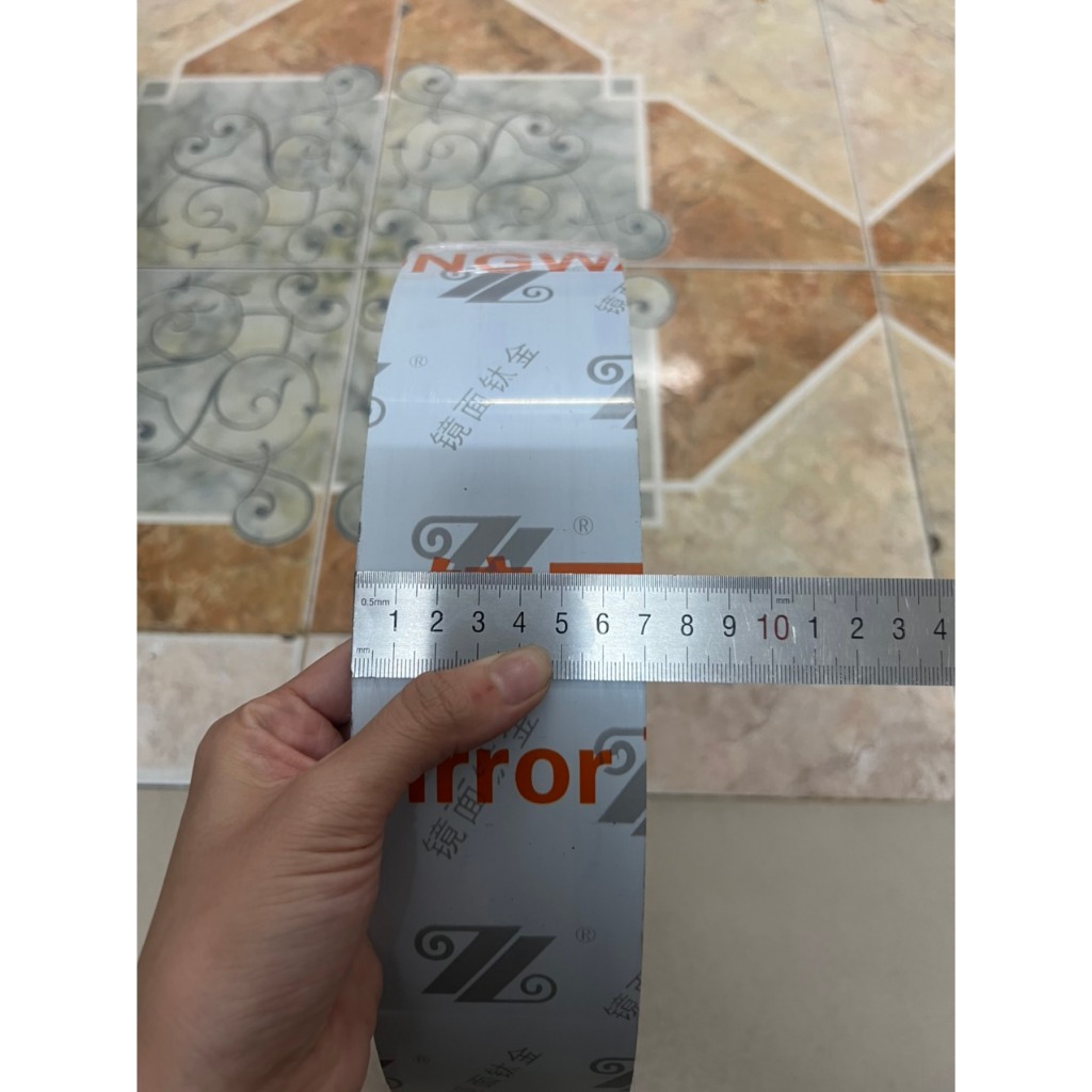 Nẹp La Inox vàng gương 7cm, la inox cuộn, thanh la inox 304, nẹp la cuộn inox, giá 1m, dày 0.5li