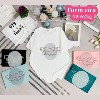 Áo thun 979 SIXTEEN phom vừa 40-62kg chất đẹp