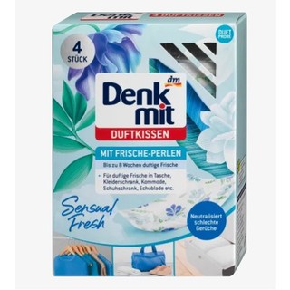 Túi thơm để tủ quần áo Denkmit - Nội địa Đức – Hộp 4 gói