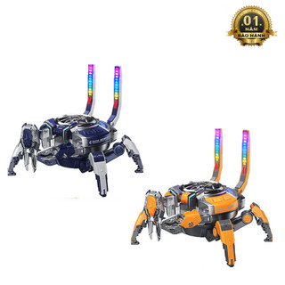 Loa bluetooth cao cấp Wekome beluga D11 bass cực mạnh thiết kế robot - TWS hỗ trợ kết nối 2 loa cùng lúc