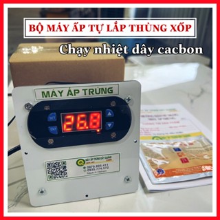 Máy ấp trứng gà thông minh tự động nhiệt độ lắp thùng xốp