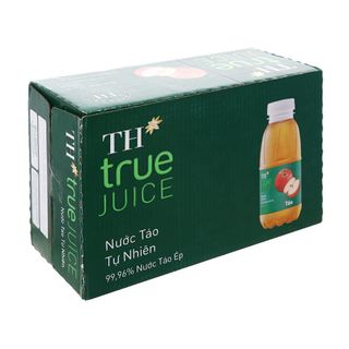 Thùng 24 chai nước táo tự nhiên TH True Juice 350ml