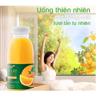 Nước cam tự nhiên TH true juice chai 350ml
